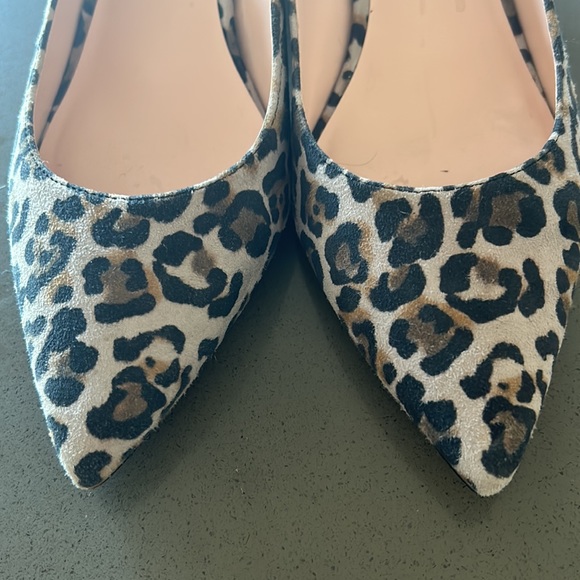 Kate Spade Suede Leopard Print Slingback Pumps 8.5 - Picture 4 of 8